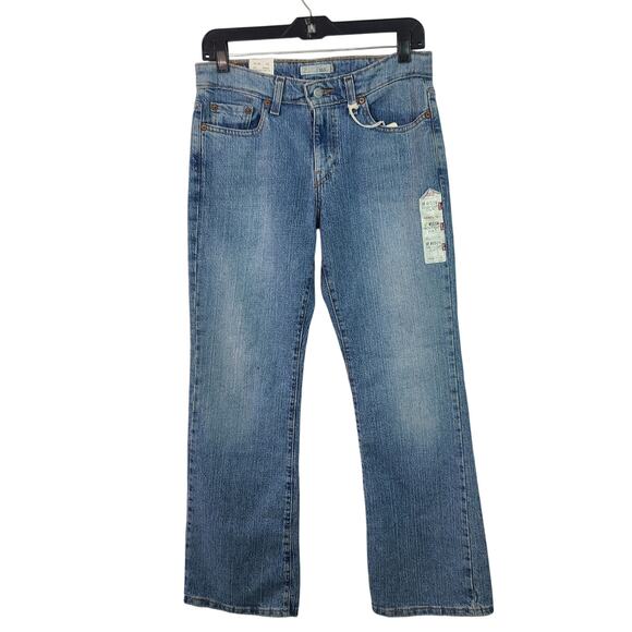 Levi's 515 Bootcut Blue Denim Vintage Jeans NEW 8 P 30 x 29 - Picture 1 of 7